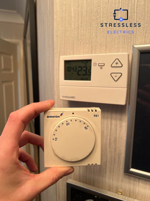 smart thermostat installation in Warrington