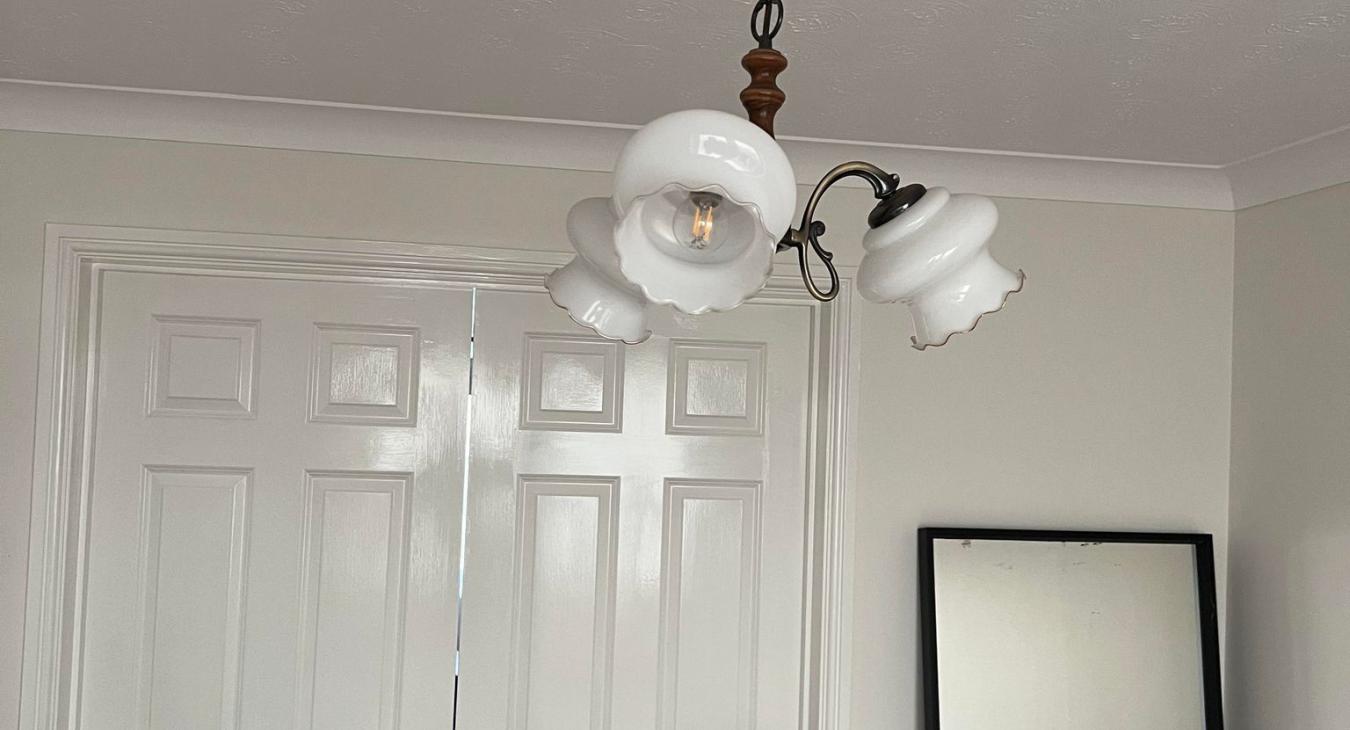 Light fitting installation in Warrington