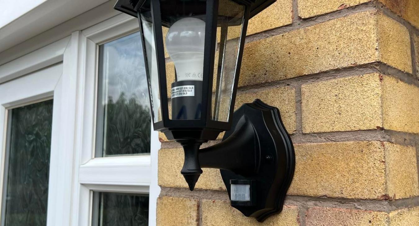 Coach Light Installation in Warrington 