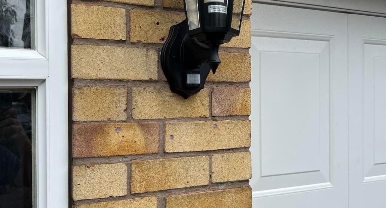 Coach Light Installation in Warrington 