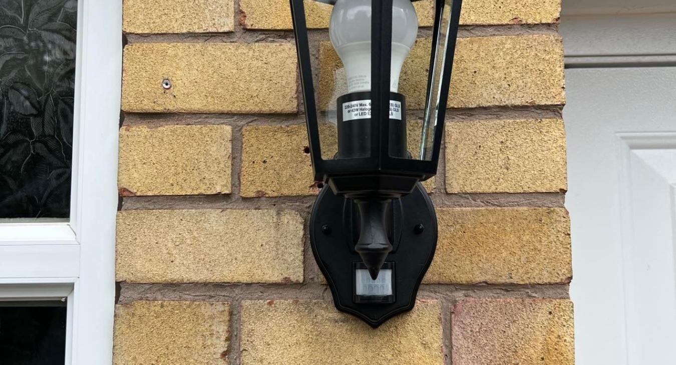 Coach Light Installation in Warrington 