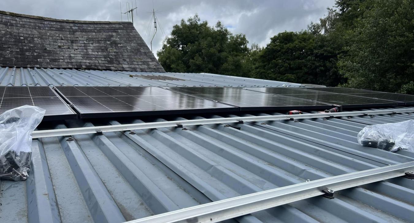 Solar PV installation in Warrington