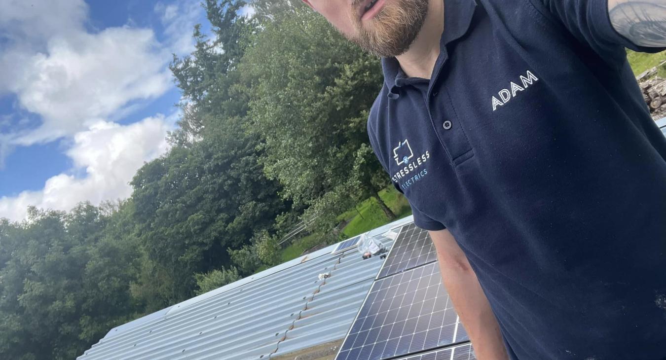 Solar PV installation in Warrington