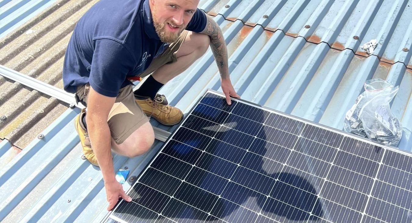 Solar PV installation in Warrington