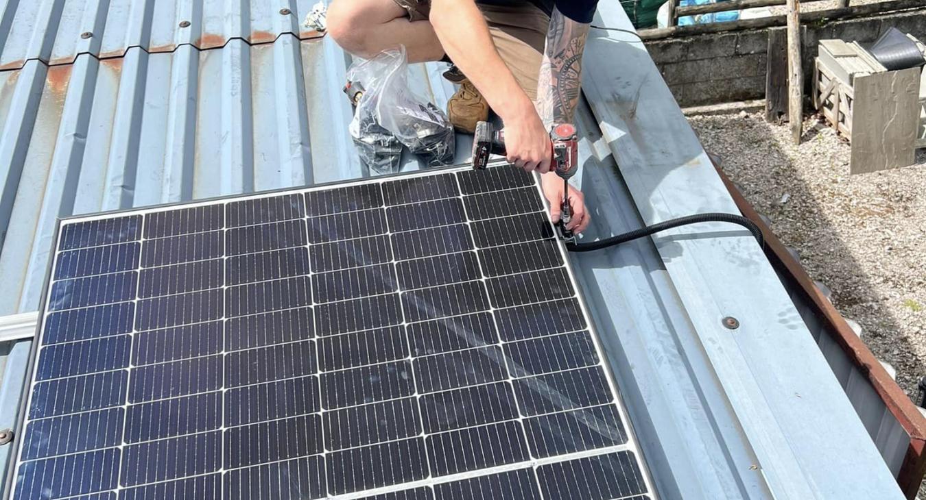 Solar PV installation in Warrington