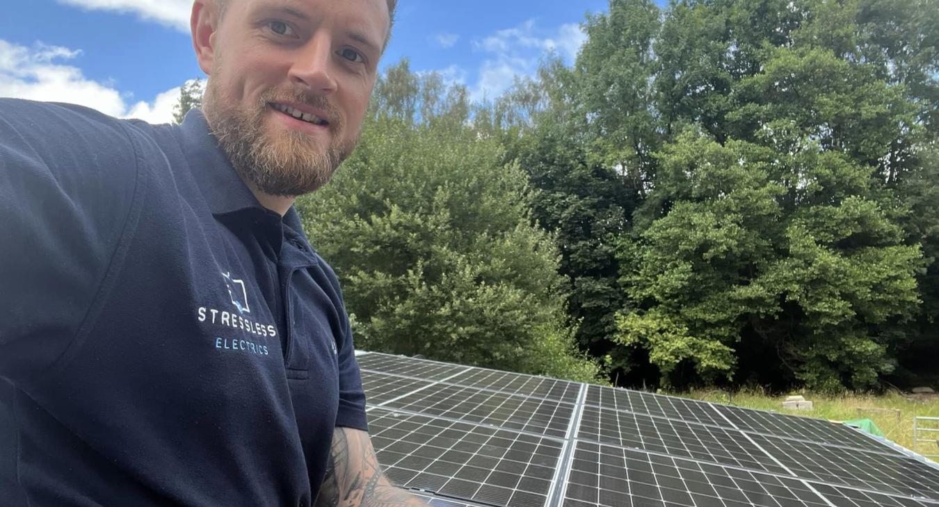 Solar PV installation in Warrington